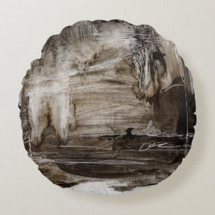 Continuum I Round Pillow