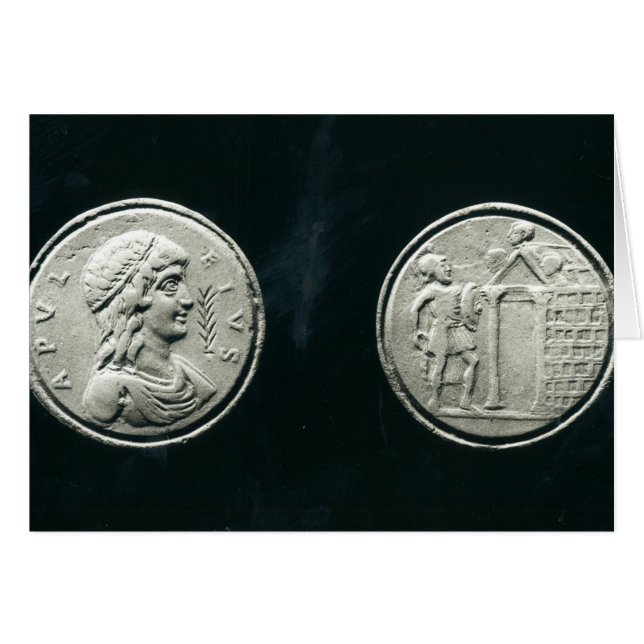 Contorniate representing Apuleius  and (Front Horizontal)