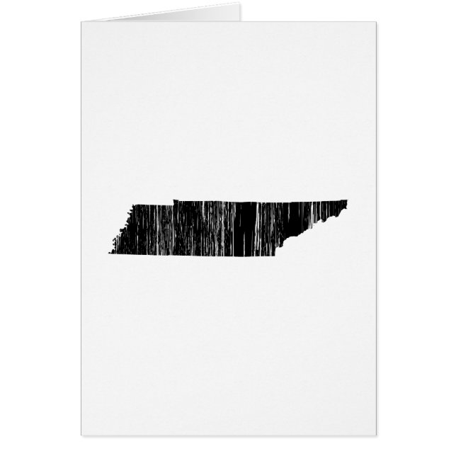 Contour affligé d'état du Tennessee (Devant)