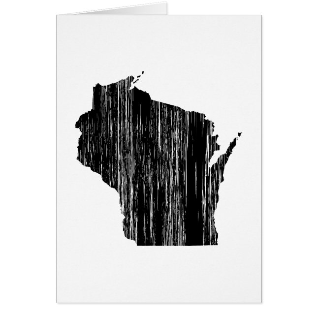 Contour affligé d'état du Wisconsin (Devant)