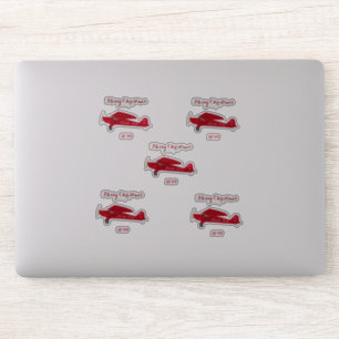 Contour Airplane Vinyl Stickers