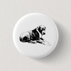 Contour Peace, Modern Mood 1 Inch Round Button