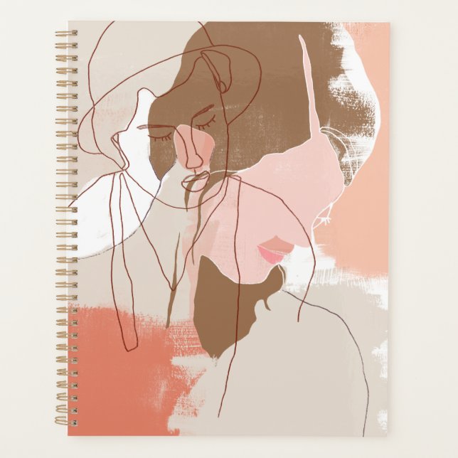 Contour peint Portrait féminin (Devant)