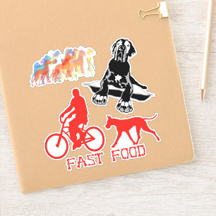 Contour Sticker Great Dane