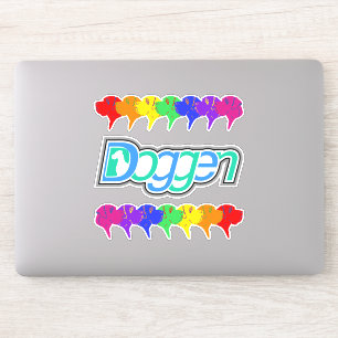 Contour Sticker Great Danes