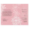 Contoured Bloom Blush Wedding Program Flyer