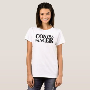 Contra Dancer-Black Lettering T-Shirt