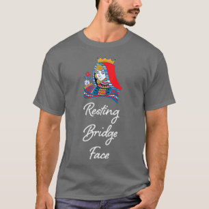 Contract Bridge Bidding Duplicate Card Game Funny  T-Shirt