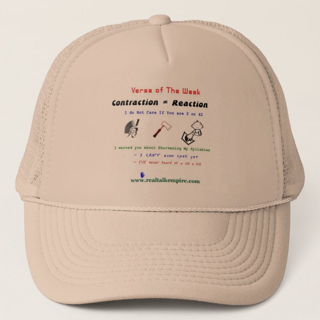 contraction - casquette (Devant)