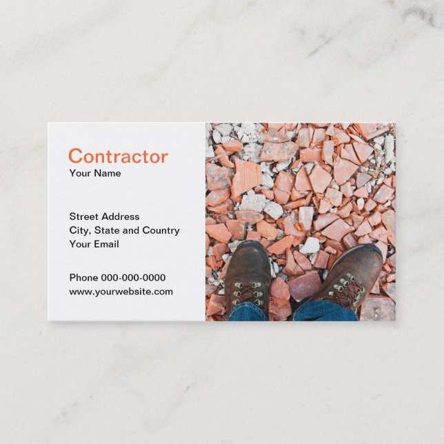 Contractor Business Card (Front)