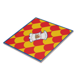 Contrada della Chiocciola (Snail) Palio Tile