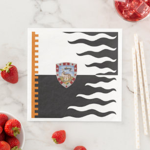 Contrada della Lupa (She-Wolf) Palio di Siena Napkin