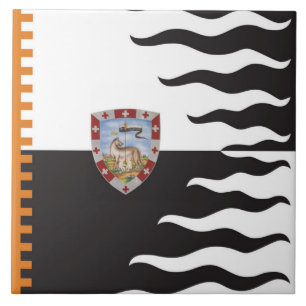 Contrada della Lupa (She-Wolf) Palio di Siena Tile