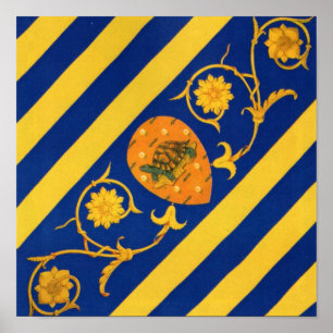 Contrada della Tartuca (Tortoise) Palio di Siena Poster