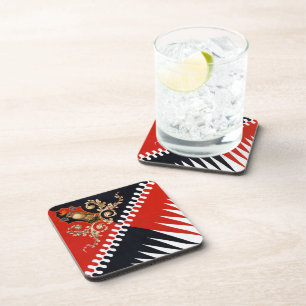 Contrada Priora della Civetta (Owl) Palio di Siena Coaster