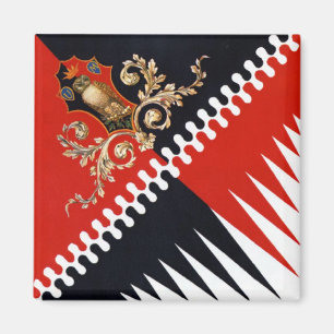 Contrada Priora della Civetta (Owl) Palio di Siena Magnet
