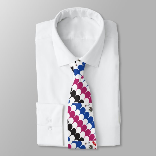 Contrada Sovrana dell' Istrice -Porcupine Tie (Tied)