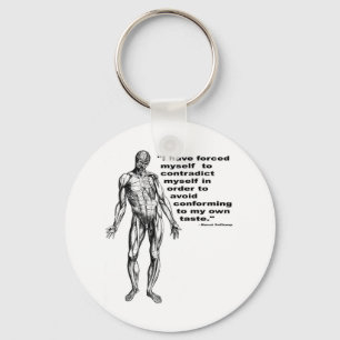 Contradict Myself Keychain