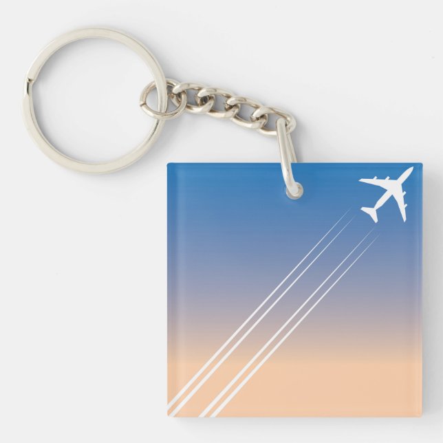 CONTRAIL Acrylic Key Tag Keychain (Front)