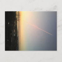 Contrail over Bellingham Bay