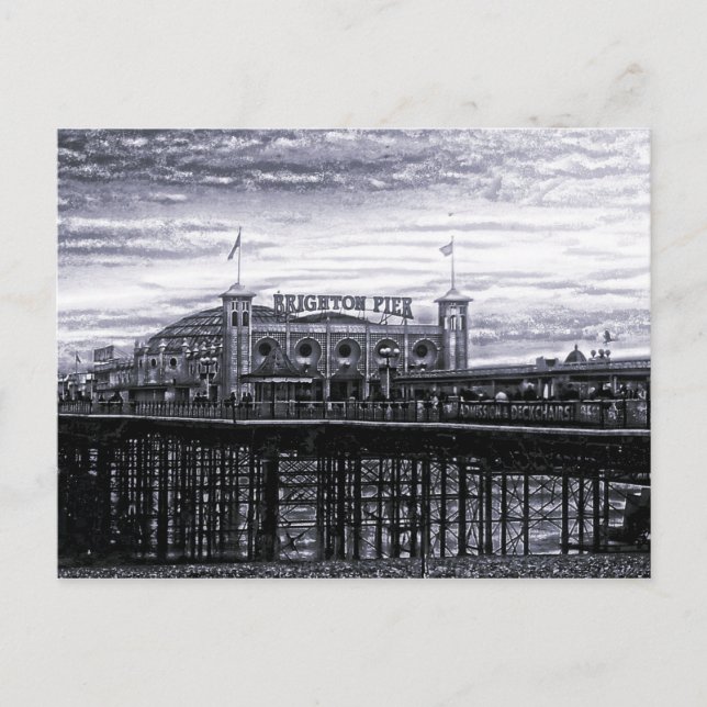 Contrast Brighton Pier Postcard (Front)