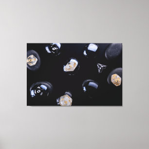 Contrast Dice Canvas Print