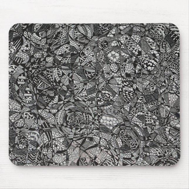 Contrast Drawings Mouse Pad (Front)