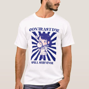 Contrast dye spill survivor T-Shirt