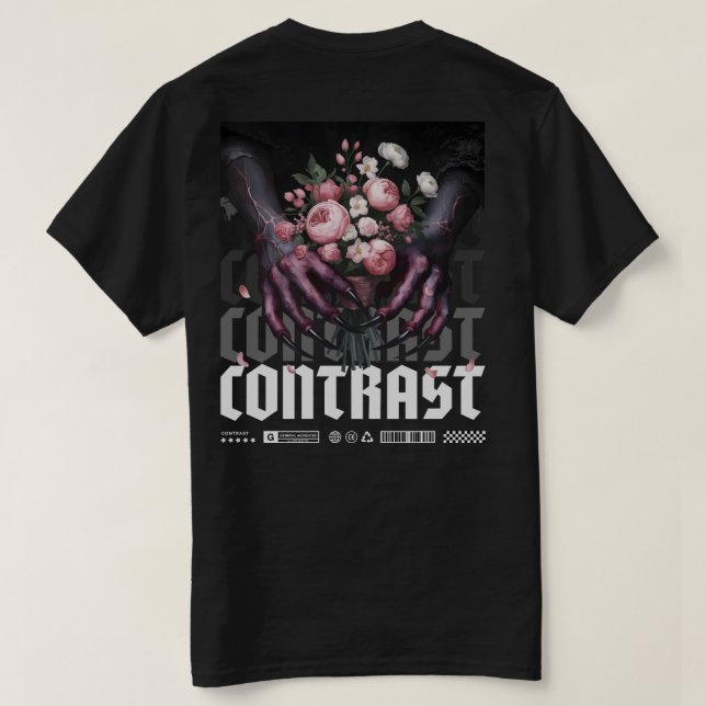 Contrast T-Shirt (Design Back)