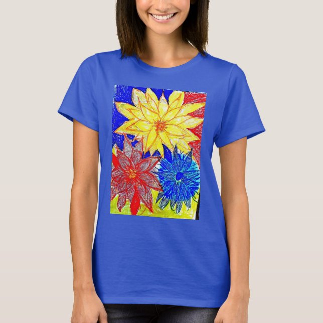 Contraste T-shirt de base (Devant)