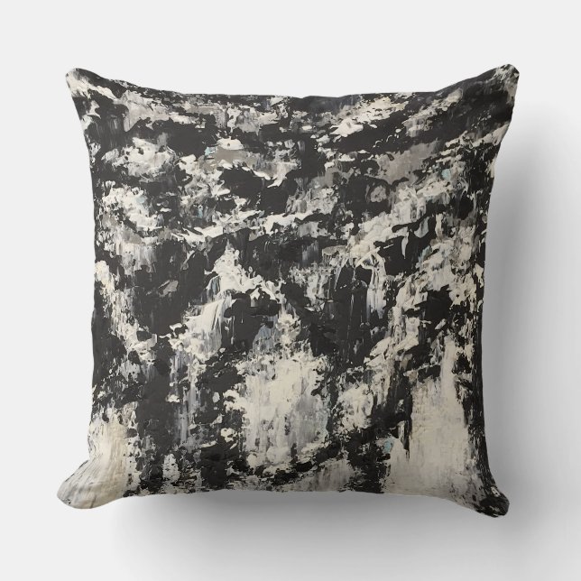 Contrasting obsessions pillow (Front)