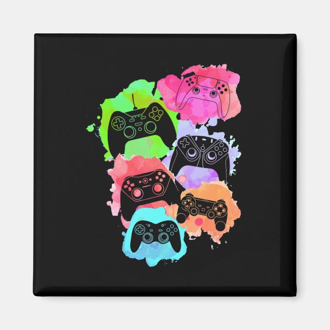 Control All Gamer Video Game Lover Controller Cute Magnet (Front)