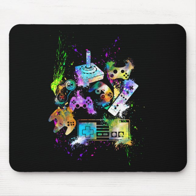 Control All The Things Video Game Controller 2  Mouse Pad (Front)