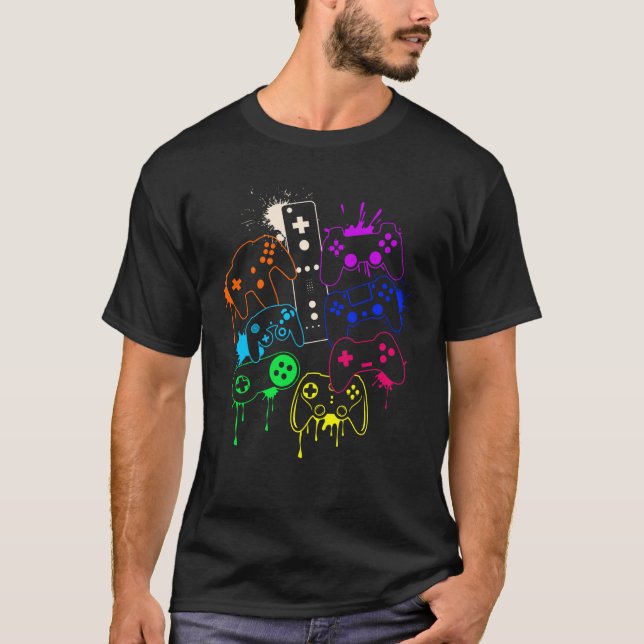 Control all the Things Video Game Controller  2 T-Shirt (Front)