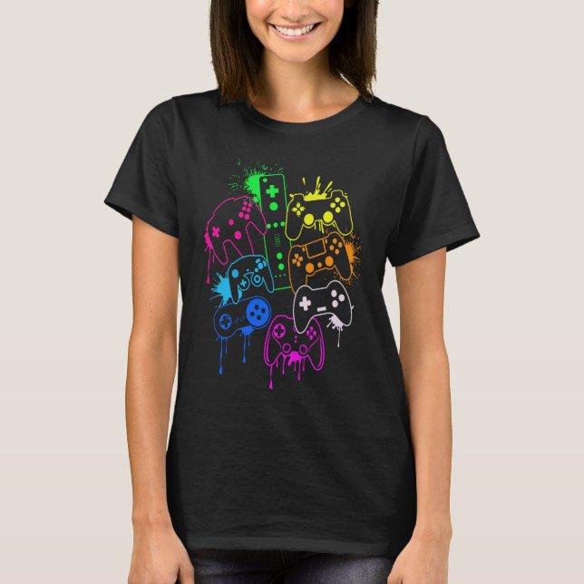 Control all the Things Video Game Controller  4 T-Shirt (Front)