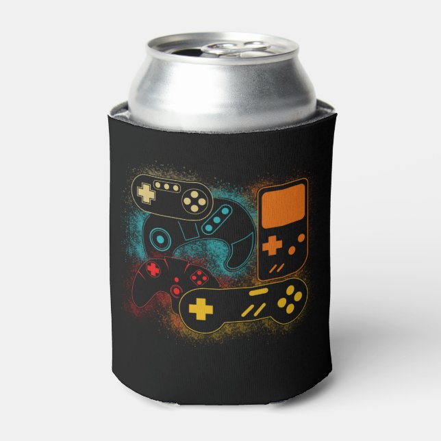 Control all the Things Video Game Controller Can Cooler (Can Front)
