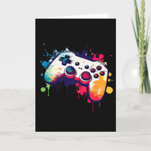 Control All The Things Video Game Controller Gamer Card