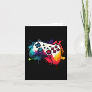 Control All The Things Video Game Controller Gamer Card