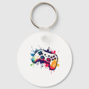 Control All The Things Video Game Controller Gamer Keychain