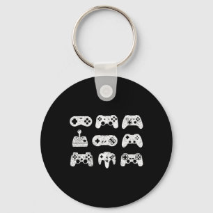 Control All The Things Video Game Controller Gamin Keychain