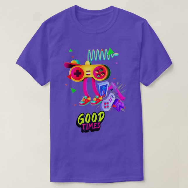 Control all the Things Video Game Controller -giga T-Shirt (Design Front)