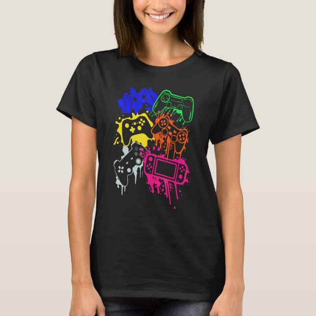 Control all the Things Video Game Controller T-Shirt (Front)