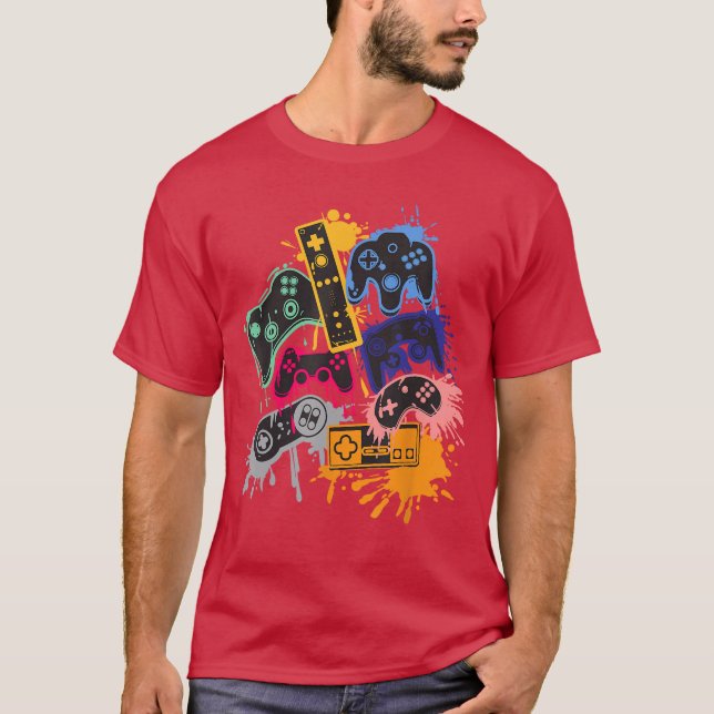 Control all the Things Video Game Controller Tee M (Front)