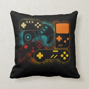 Control all the Things Video Game Controller Throw Pillow