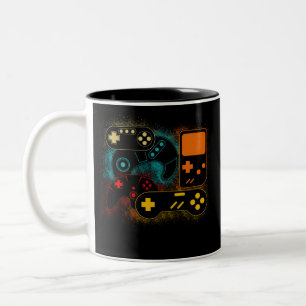 Control all the Things Video Game Controller Two-Tone Coffee Mug