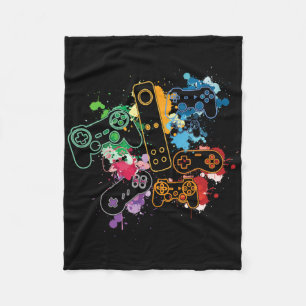 Control All Things With The Video Game Controller  Fleece Blanket