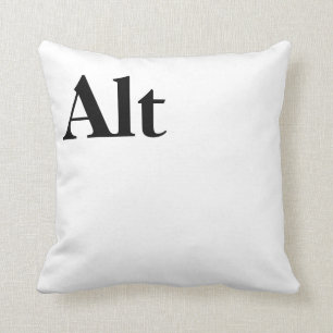 Control Alt Delete Ctrl Alt Del Throw Pillow