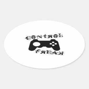 Control Freak Oval Sticker