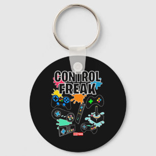 Control Freak - Video Game Gamer Fun  Keychain