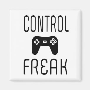 Control Freak Video Game Gamer Magnet